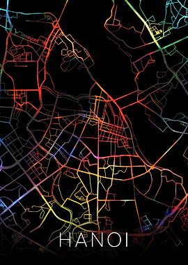 Hanoi Vietnam City Streets