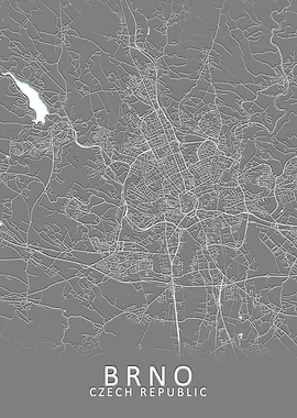 Brno Czech Republic Map