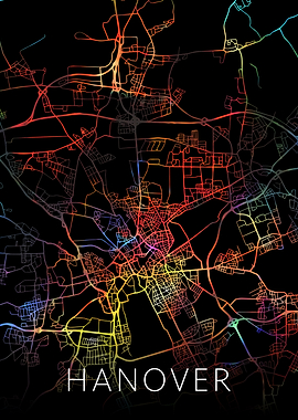 Hanover Germany City Map