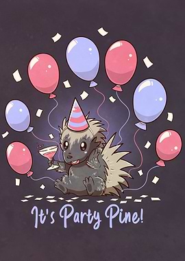 Its Party Pine Porcupine