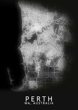 Perth Australia City Map