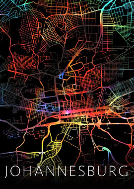 Johannesburg City Map
