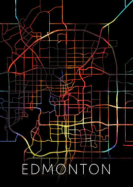 Edmonton City Street Map