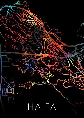 Haifa Israel City Streets