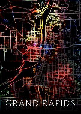Grand Rapids Michigan Map