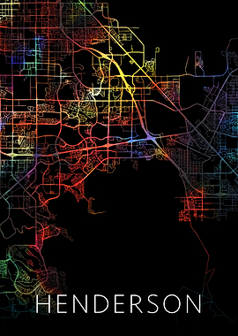 Henderson Nevada City Map