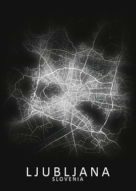 Ljubljana Slovenia Map