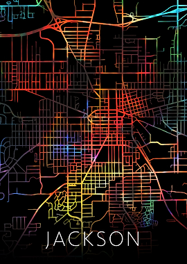 Jackson Mississippi Map