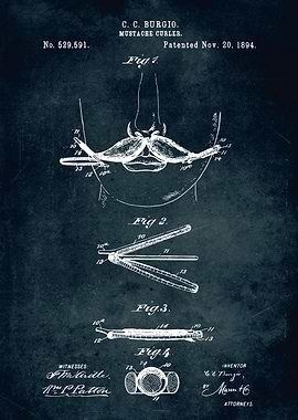 No518 Mustache curler