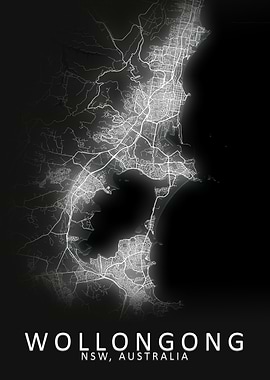 Wollongong Australia Map