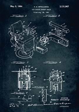 No484 Air cooled barber ch