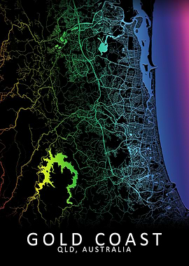 Gold Coast Australia Map