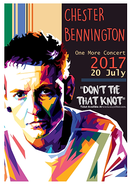 Chester B in style of WPAP