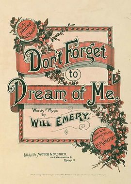 Dont Forget to Dream of Me