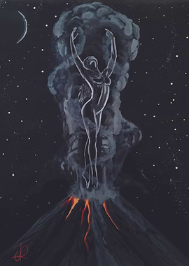 balerine in the vulcane