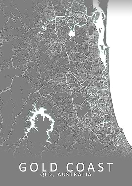 Gold Coast Australia Map