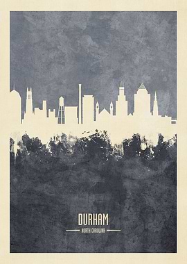 Durham NC Skyline
