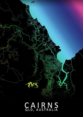 Cairns Australia City Map