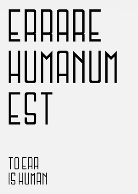 To Err Is Human