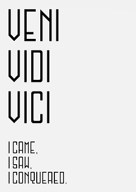 I Came I Saw I Conquered