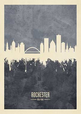 Rochester New York Skyline