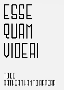 To Be Rather Than Appear