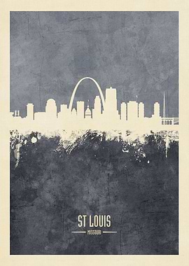 St Louis Missouri Skyline