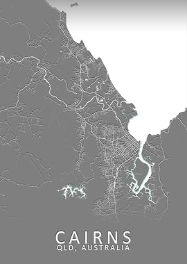 Cairns Australia City Map