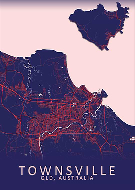 Townsville Australia Map