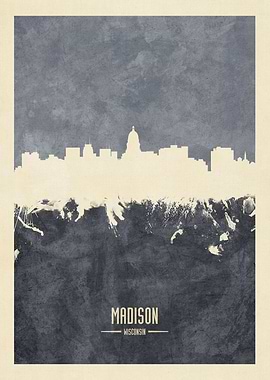 Madison Wisconsin Skyline