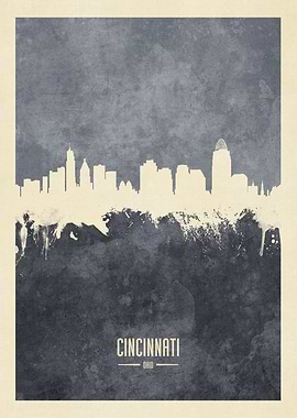 Cincinnati Ohio Skyline