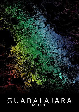 Guadalajara Mexico Map