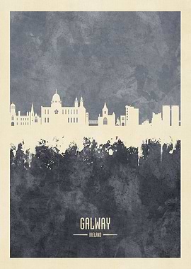 Galway Ireland Skyline