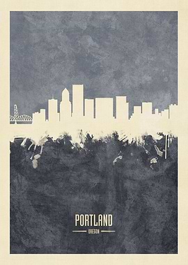 Portland Oregon Skyline