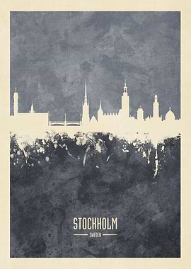 Stockholm Sweden Skyline