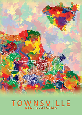 Townsville Australia Map
