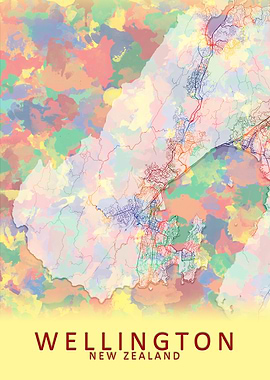 Wellington New Zealand Map