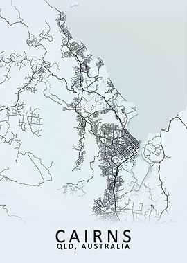 Cairns Australia City Map