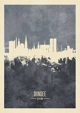 Dundee Scotland Skyline