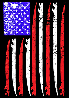 Sufing USA Flag