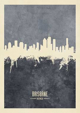 Brisbane Australia Skyline