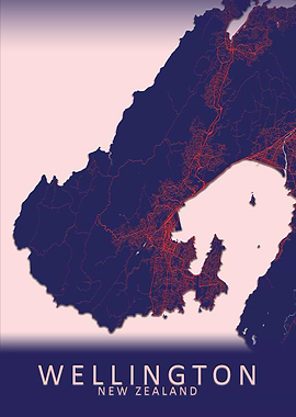 Wellington New Zealand Map