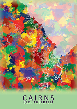 Cairns Australia City Map