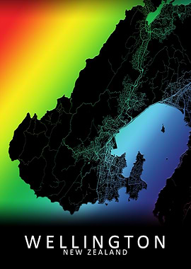 Wellington New Zealand Map