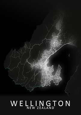 Wellington New Zealand Map