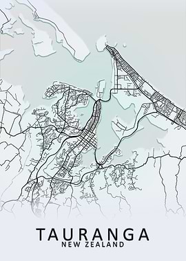 Tauranga New Zealand Map