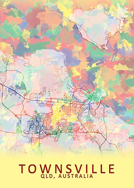 Townsville Australia Map