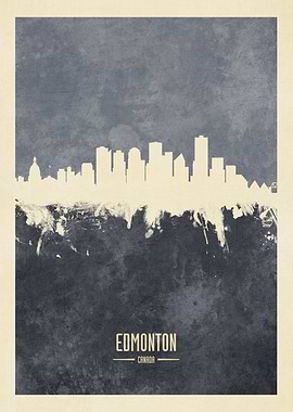 Edmonton Canada Skyline