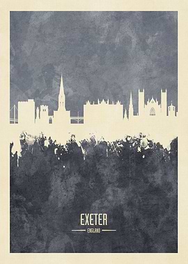Exeter England Skyline