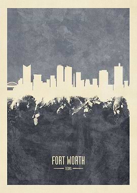 Fort Worth Texas Skyline